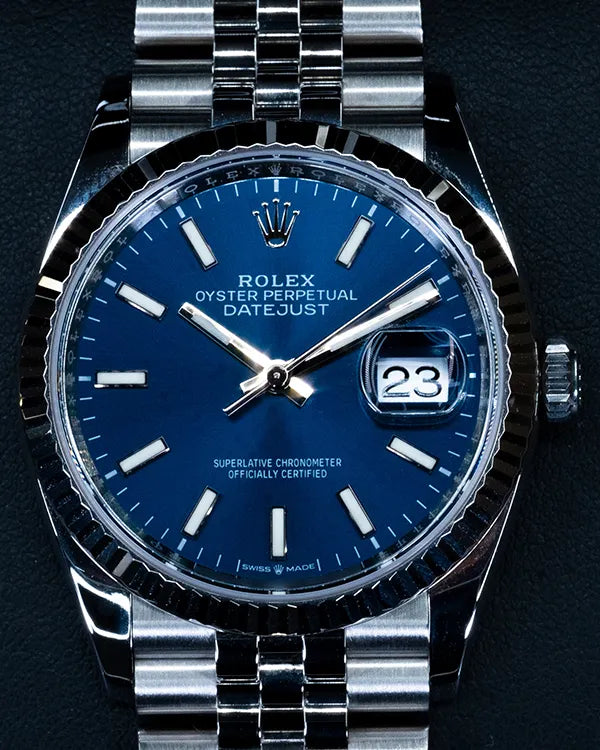 2022 Rolex Datejust 36MM Blue Dial Jubilee Bracelet (126234)