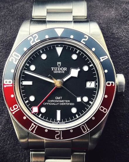 2018 Tudor Black Bay GMT "Pepsi" 41MM Black Dial Steel Bracelet (79830RB)