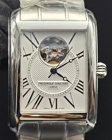 No Reserve - Frederique Constant Classics "Japan Exclusive" 33.3MM Silver Dial Steel Bracelet (FC-310MC4S36B)