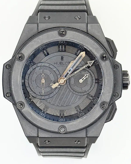 Hublot King Power Black Magic "Foudroyante" L.E. 48MM Black Dial Rubber Strap (715.CI.1110.RX)