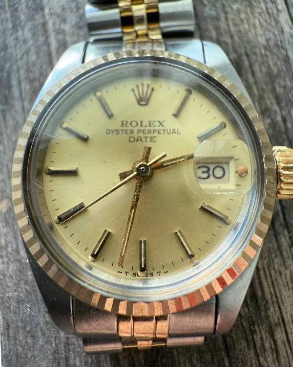 Rolex Lady-Datejust 26MM Champagne Dial Two-Tone Oyster Bracelet (6917)