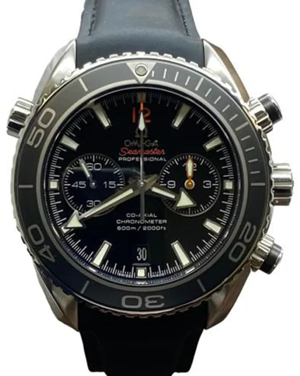 2013 Omega Seamaster Planet Ocean 600M 45.5MM Black Dial OEM Rubber Strap (232.30.46.51.01.003)