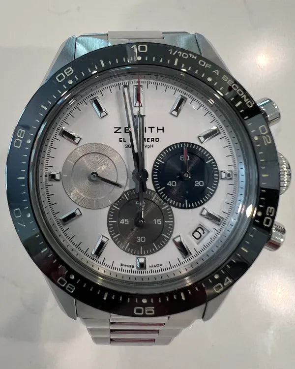 2024 Zenith Chronomaster Sport 41MM White Dial Steel Bracelet (03.3100.3600/69.M3100)