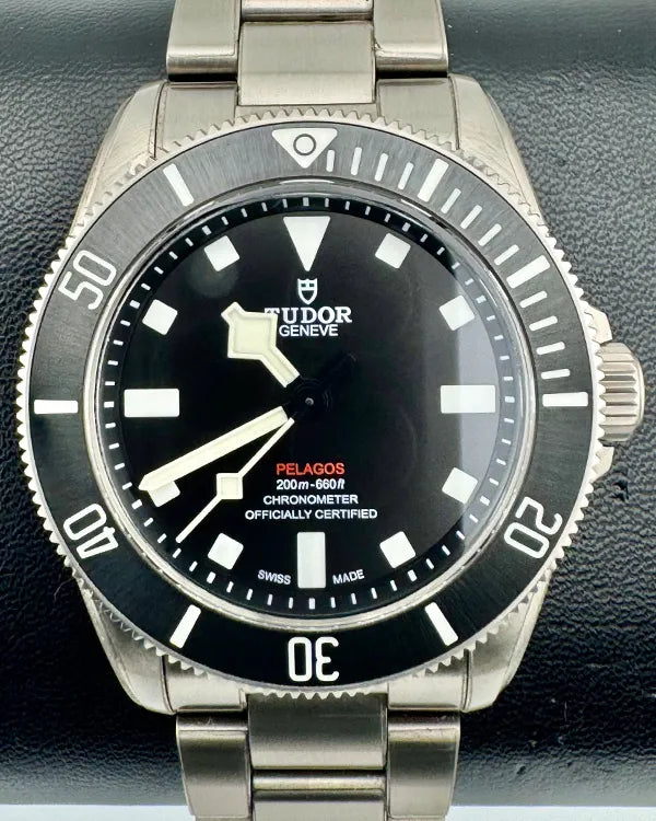 No Reserve - 2024 Tudor Pelagos 39MM Black Dial Titanium Bracelet (25407N)