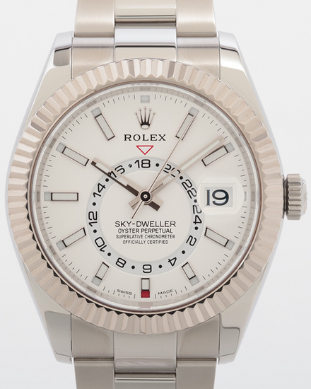 Rolex Sky-Dweller 42MM White Dial Oyster Bracelet (326934)