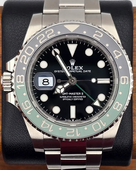 2023 Rolex GMT-Master II "Sprite" 40MM Black Dial Oyster Bracelet (126720VTNR)