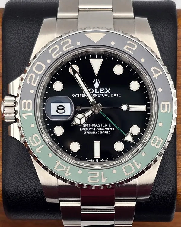 2023 Rolex GMT-Master II "Sprite" 40MM Black Dial Oyster Bracelet (126720VTNR)