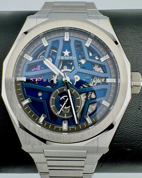 No Reserve - 2024 Zenith Defy Skyline 41MM Skeleton Dial Steel Bracelet (03.9300.3620/79.1001)