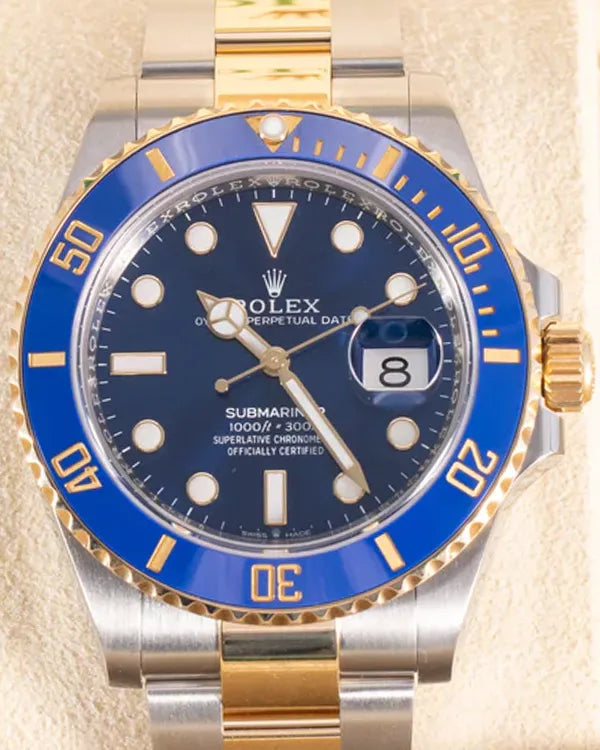 2022 Rolex Submariner Date "Bluesy" 41MM Blue Dial Two-Tone Oyster Bracelet (126613LB)