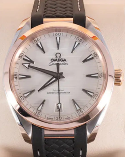 Omega Seamaster Aqua Terra 150M 41MM Silver Dial Rubber Strap (220.22.41.21.02.001)
