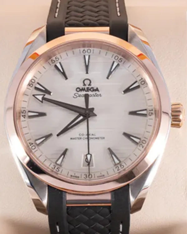 Omega Seamaster Aqua Terra 150M 41MM Silver Dial Rubber Strap (220.22.41.21.02.001)