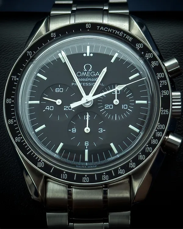 2000 Omega Speedmaster Professional Moonwatch "30th Anniversary Apollo XI" 42MM Black Dial Steel Bracelet  (3560.50.00)