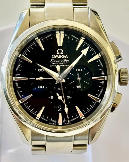 Omega Seamaster Aqua Terra 42.2MM Black Dial Steel Bracelet (2512.50.00)