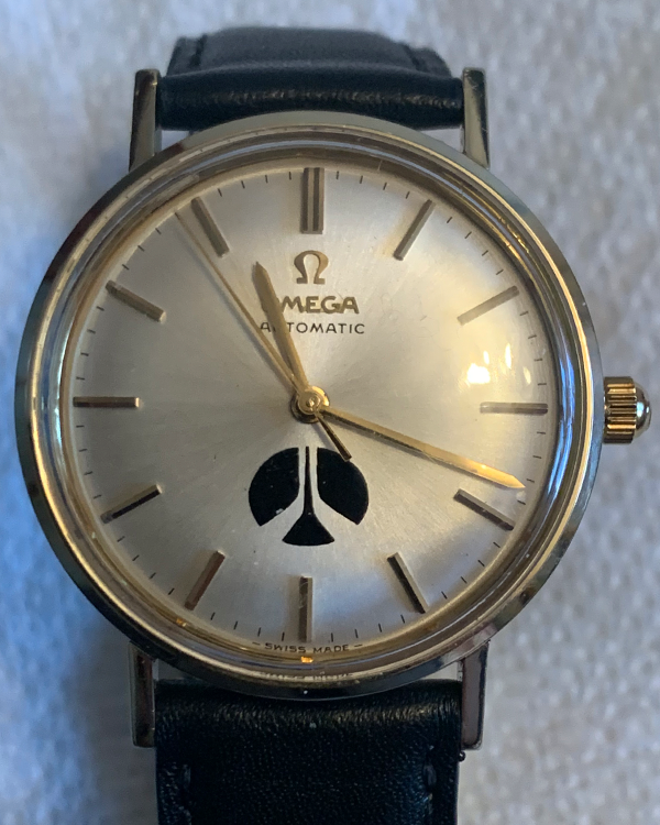 Omega Seamaster DeVille 34MM Silver Dial Aftermarket Leather Strap (136.020)