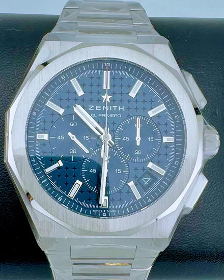 No Reserve - 2024 Zenith Defy Skyline 42MM Blue Dial Steel Bracelet (03.9500.3600/51.I001)