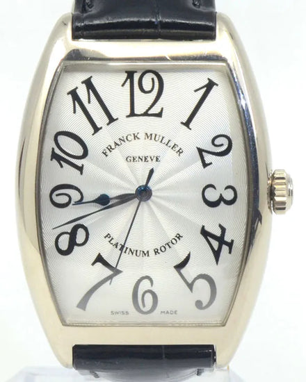 Franck Muller Cintrée Curvex 31MM Silver Dial Leather Strap (2852 SC)
