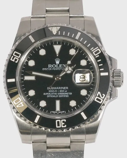 2014 Rolex Submariner Date 40MM Black Dial Oyster Bracelet (116610LN)