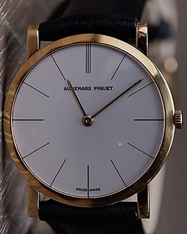 Audemars Piguet Vintage 32MM White Dial Leather Strap (5043BA)