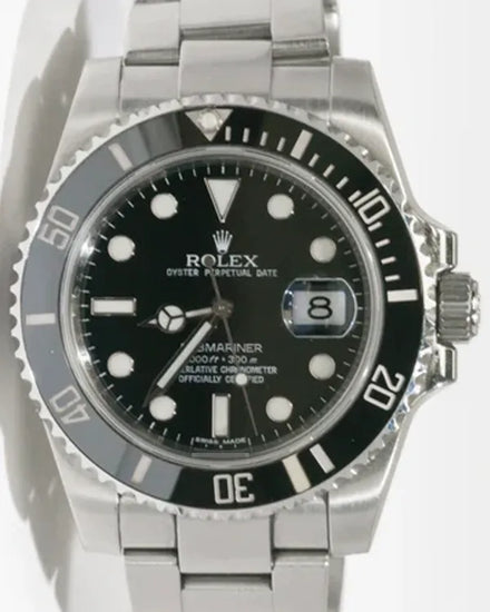 2011 Rolex Submariner Date 40MM Black Dial Oyster Bracelet (116610LN)