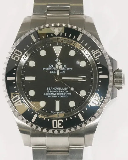 2019 Rolex Sea-Dweller Deepsea 44MM Black Dial Oyster Bracelet (116660)
