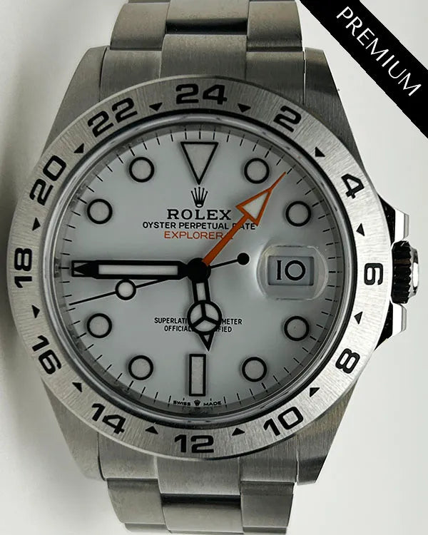 2023 Rolex Explorer II "Polar" 42MM White Dial Oyster Bracelet (226570)