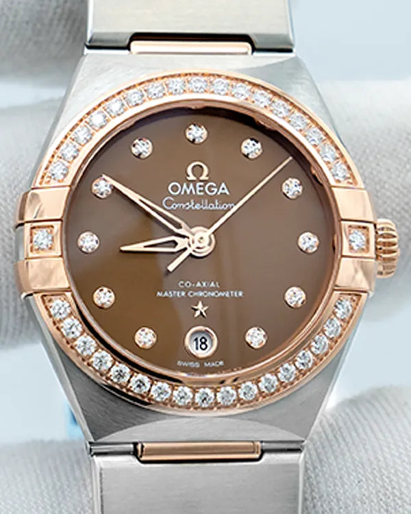 2025 Omega Constellation 29MM Brown Dial Two-Tone Bracelet (131.25.29.20.63.001)