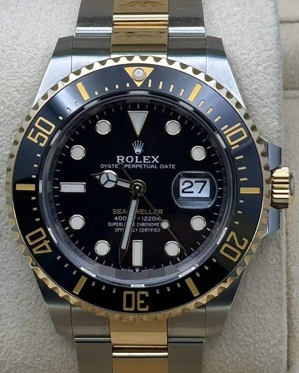2022 Rolex Sea-Dweller 43MM Black Dial Two-Tone Oyster Bracelet (126603)