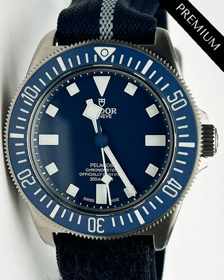 No Reserve - 2025 Tudor Pelagos FXD 42MM Blue Dial Textile Strap (25707B/24)