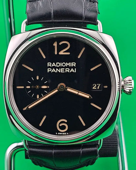 2022 (Y Serial) Panerai Radiomir Quaranta 40MM Black Dial Leather Strap (PAM01294)