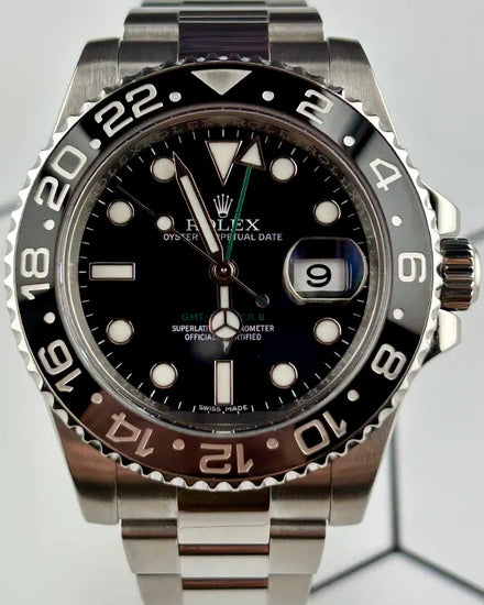 Rolex GMT-Master II 40MM Black Dial Oyster Bracelet (116710LN)
