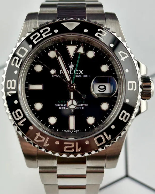 Rolex GMT-Master II 40MM Black Dial Oyster Bracelet (116710LN)