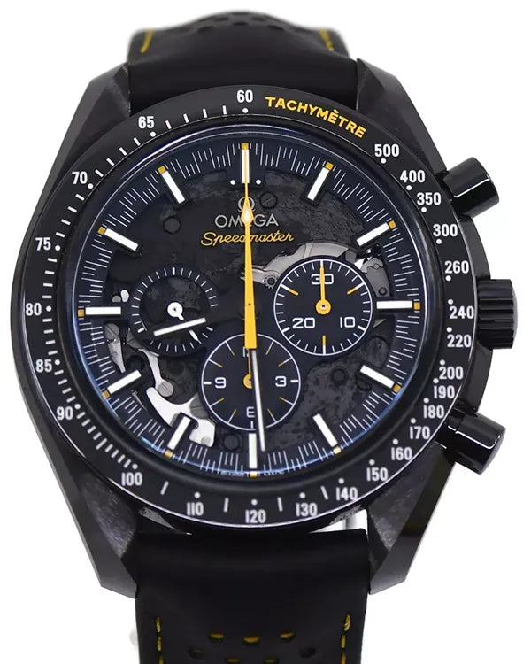 2022 Omega Speedmaster Dark Side of the Moon "Apollo 8" 44.25MM Skeleton Dial Leather Strap (311.92.44.30.01.001)