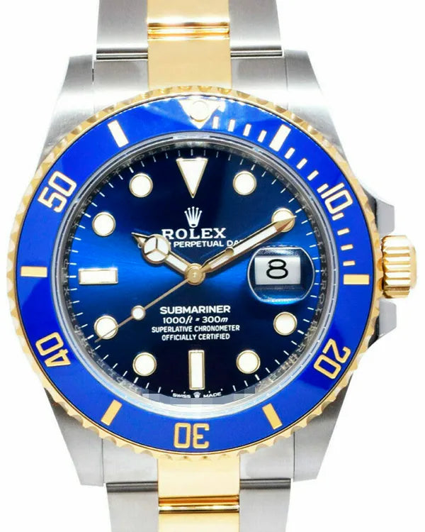 2022 Rolex Submariner "Bluesy" 41MM Blue Dial Two-Tone Oyster Bracelet (126613LB)