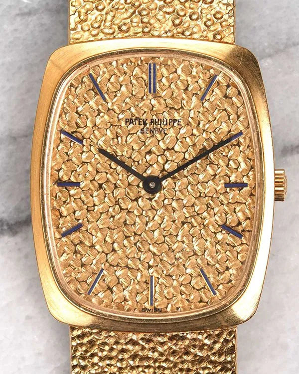 Patek Philippe Golden Ellipse 32MM Champagne Dial Yellow Gold Bracelet (3567)