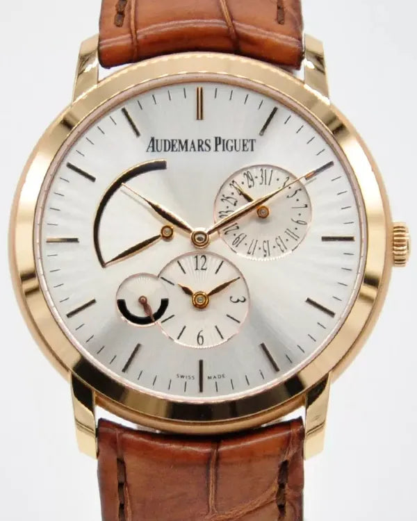 Audemars Piguet Jules 41MM Silver Dial Leather Strap (26380OR.OO.D088CR.01)