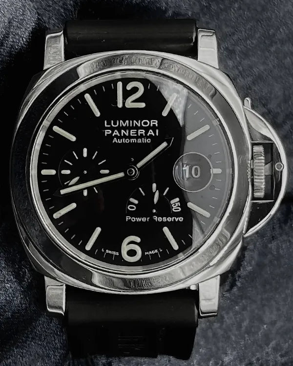2017 Panerai Luminor 44MM Black Dial Rubber Strap (PAM01090)