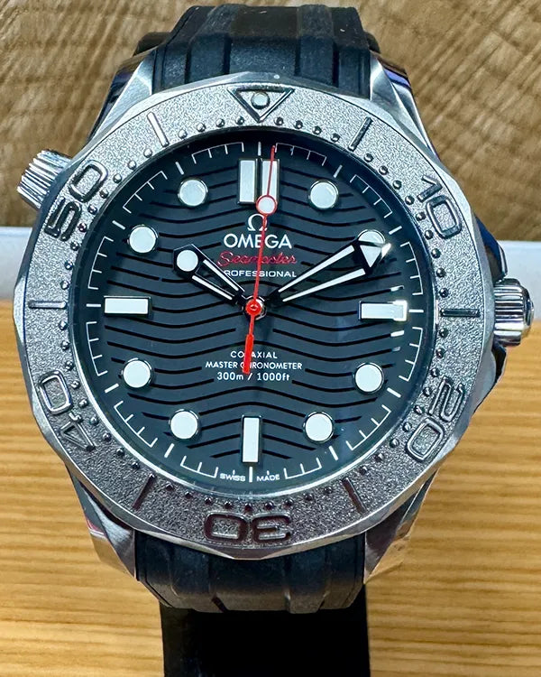 2021 Omega Seamaster Diver 300M "Nekton" Edition 42MM Black Dial Rubber Strap (210.32.42.20.01.002)