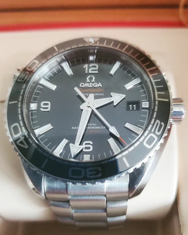 Omega Seamaster Planet Ocean 600M 43.5MM Black Dial Steel Bracelet (215.30.44.21.01.001)