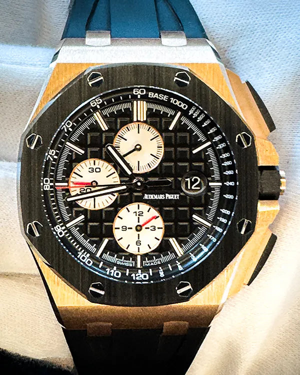 2015 Audemars Piguet Royal Oak Offshore 44MM Black Dial Rubber Strap (26401OR.OO.A002CA.01)