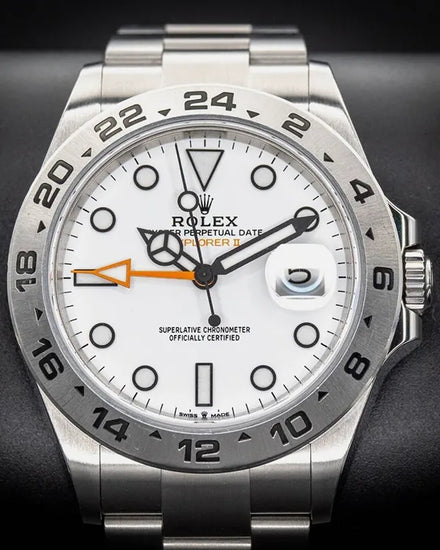2021 Rolex Explorer II "Polar" 42MM White Dial Oyster Bracelet (226570)