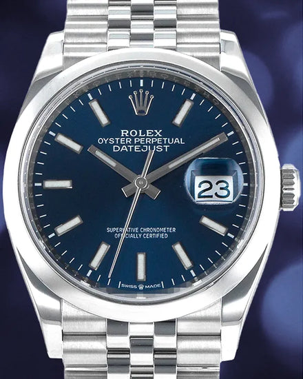 Rolex Datejust 36MM Blue Dial Jubilee Bracelet (126200)