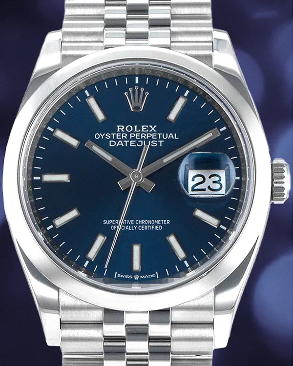 Rolex Datejust 36MM Blue Dial Jubilee Bracelet (126200)