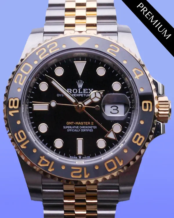 2025 Rolex GMT-Master II “Bumblebee” 40MM Black Dial Two-Tone Jubilee Bracelet (126713GRNR)