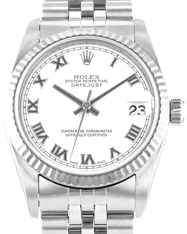2003 Rolex Datejust 31MM White Dial Jubilee Bracelet (78274)