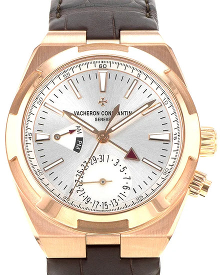 2021 Vacheron Constantin Overseas 41MM Silver Dial Leather Strap (7900V/000R)