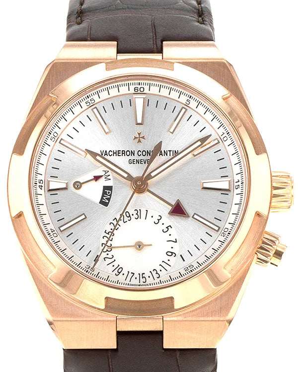 2021 Vacheron Constantin Overseas 41MM Silver Dial Leather Strap (7900V/000R)