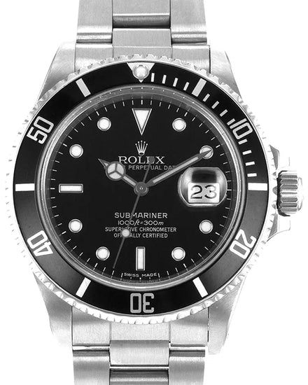 Rolex Submariner Date 40MM Black Dial Oyster Bracelet (16800)