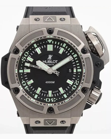 Hublot King Power 4000M Oceanographic L.E. 48MM Black Dial Rubber Strap (731.NX.1190.RX)