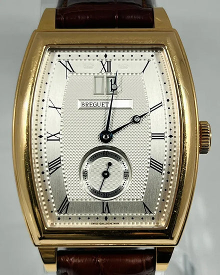 Breguet Heritage Big Date 39MM Silver Dial Leather Strap (5480BA/12/996)