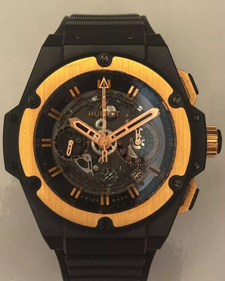 Hublot King Power Unico 48MM Skeleton Dial Rubber Strap (701.CO.0180.RX)